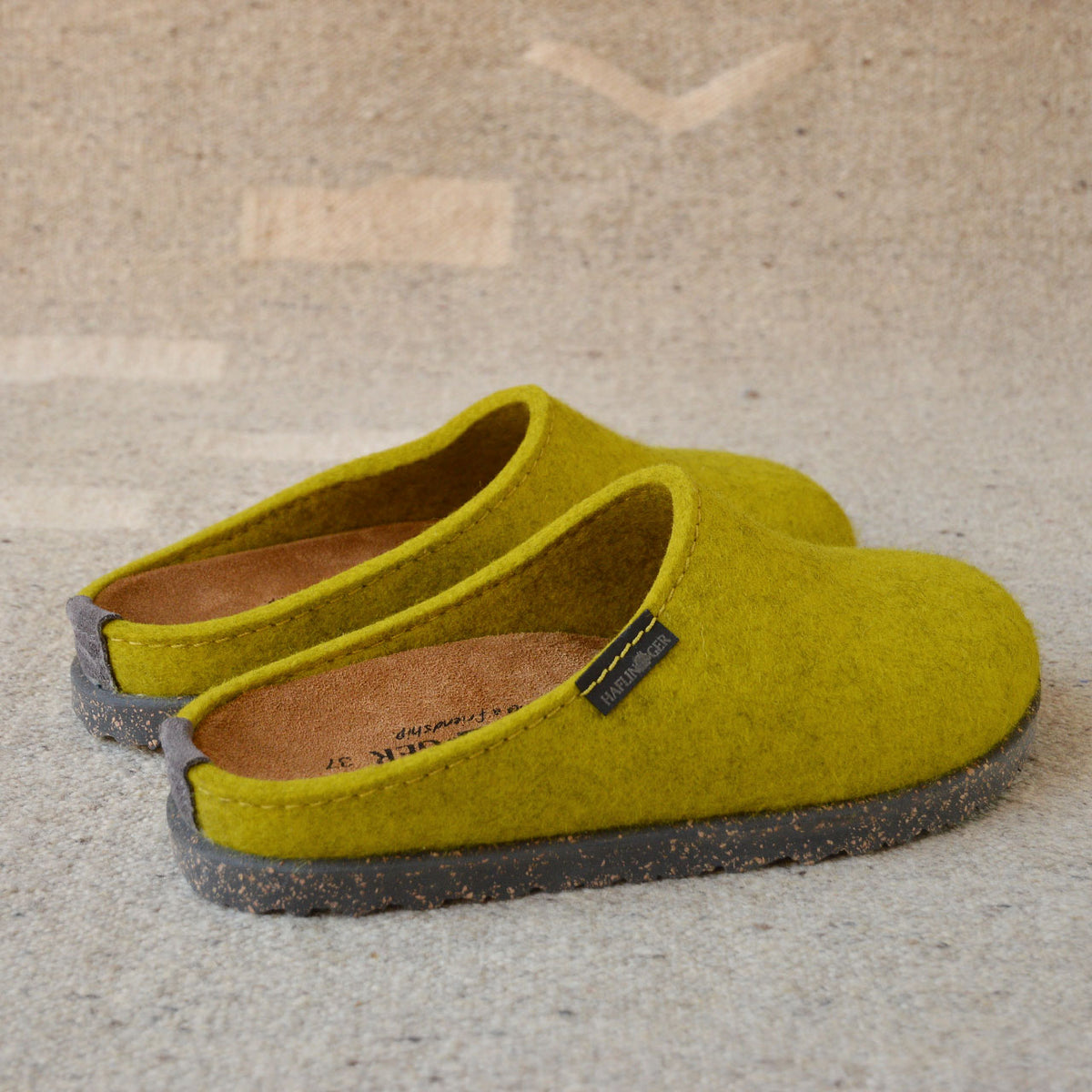 Wool Felt Clogs - Manhattan - Limone (Adults 36-43)