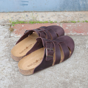 Leather Sandals - Lisboa - Marone (Adults 36-42)