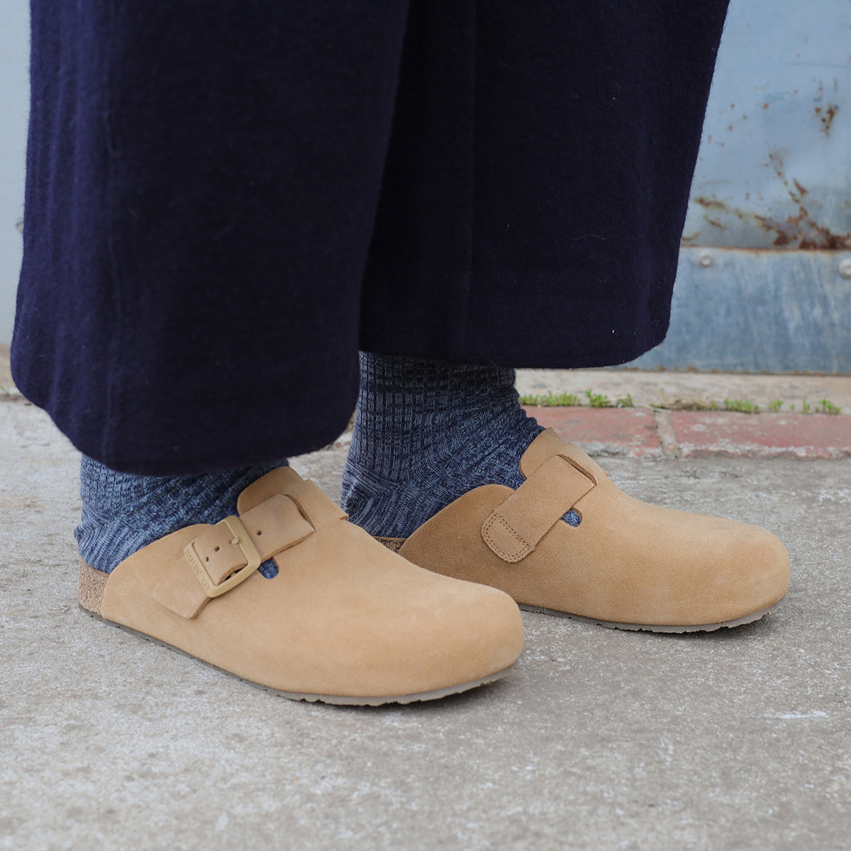 Suede Clogs - Porto - Sahara (Adults 36-42)