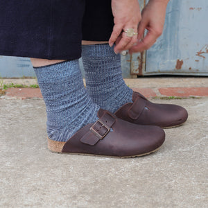 Leather Clogs - Porto - Dark Brown (Adults 36-44)