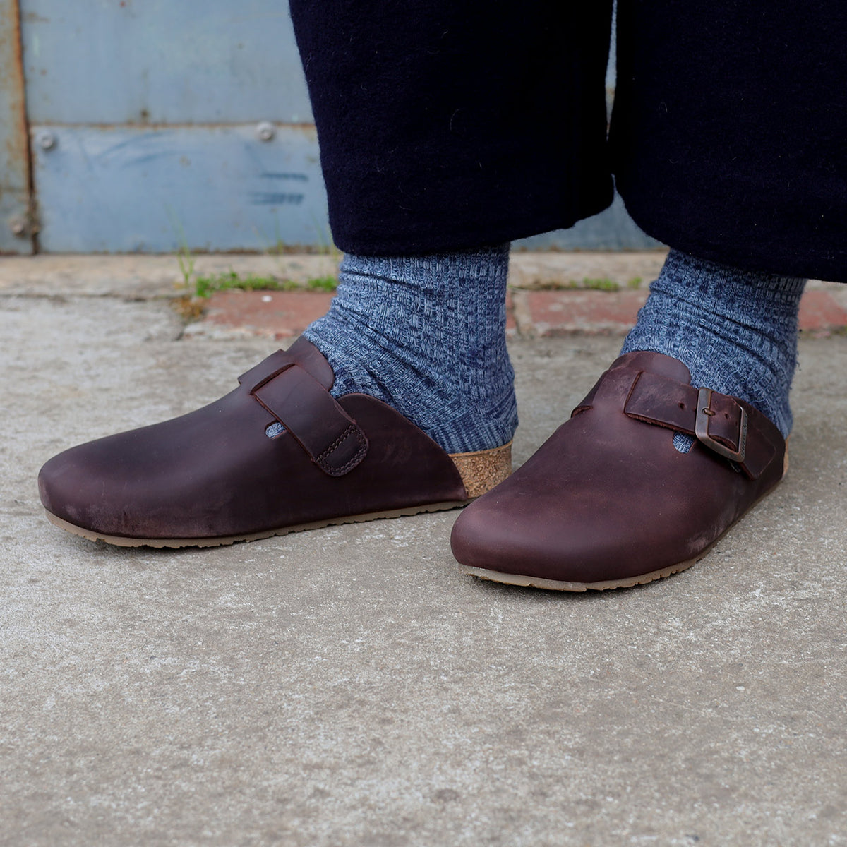 Leather Clogs - Porto - Dark Brown (Adults 36-44)