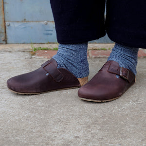 Leather Clogs - Porto - Dark Brown (Adults 36-44)
