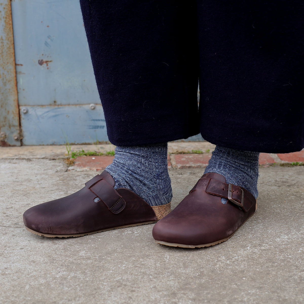 Leather Clogs - Porto - Dark Brown (Adults 36-44)