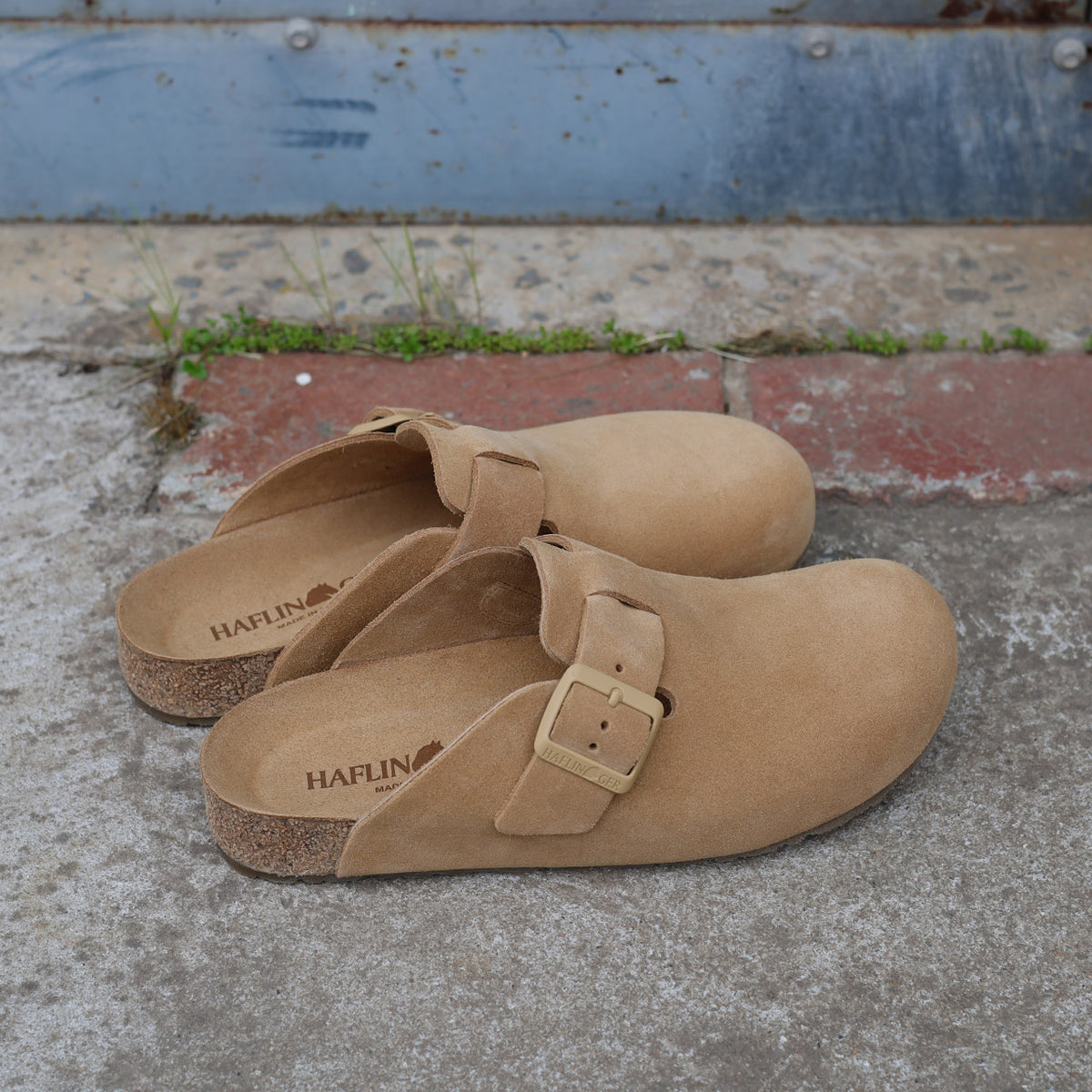 Suede Clogs - Porto - Sahara (Adults 36-42)