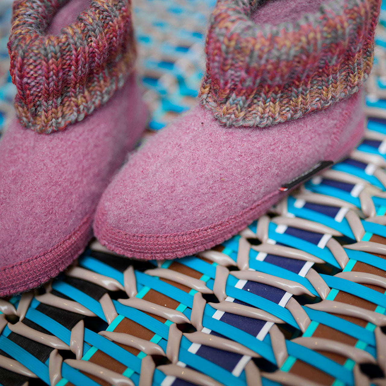 Boiled Wool Slipper Boots - Tricote - Powder (Kids 23-35) *Pre-Orders open Jan