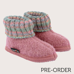 Boiled Wool Slipper Boots - Tricote - Powder (Kids 23-35) *Pre-Orders open Jan
