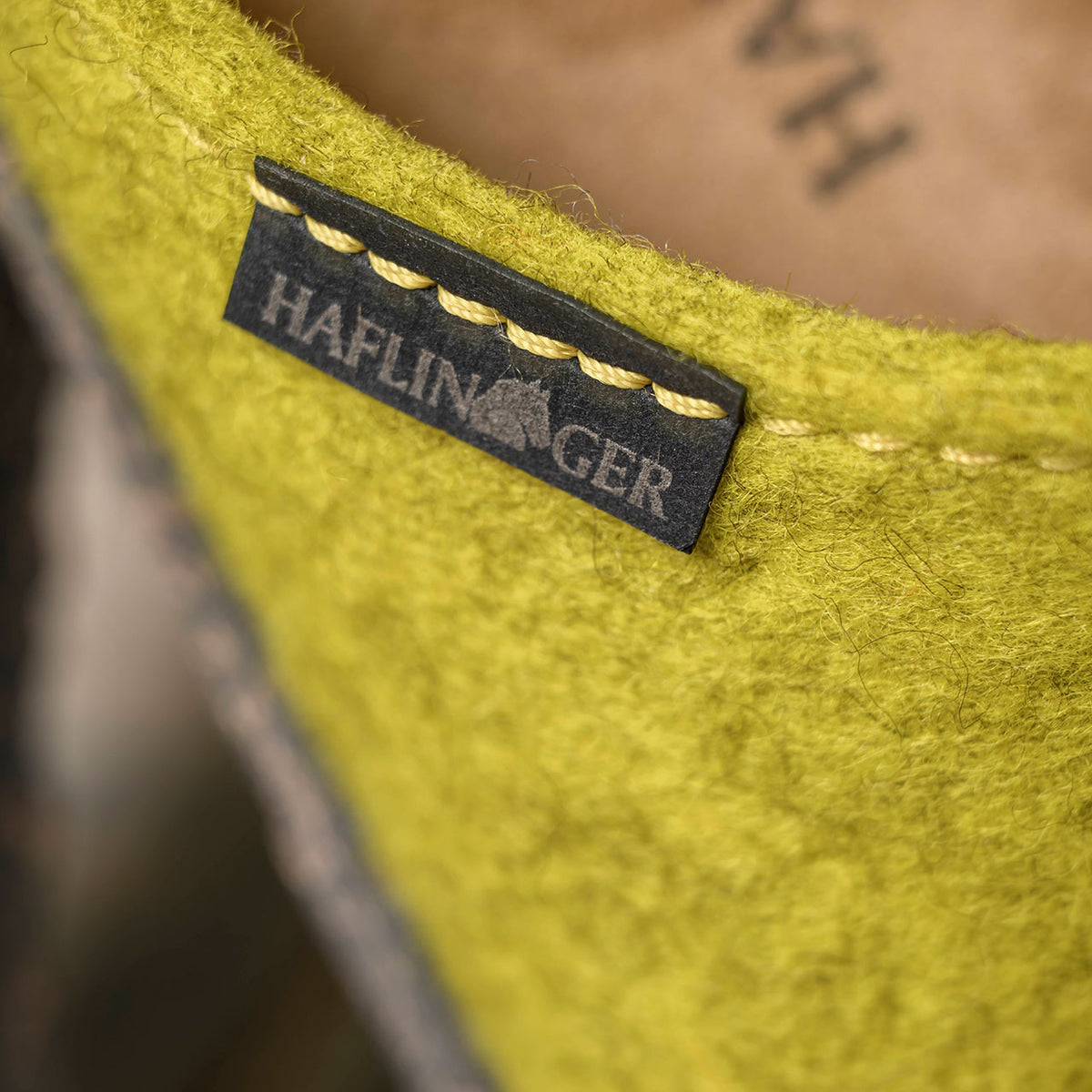 Haflinger Wool Felt Clogs - Manhattan - Limone (Adults 36-43) *Pre-Orders open Jan