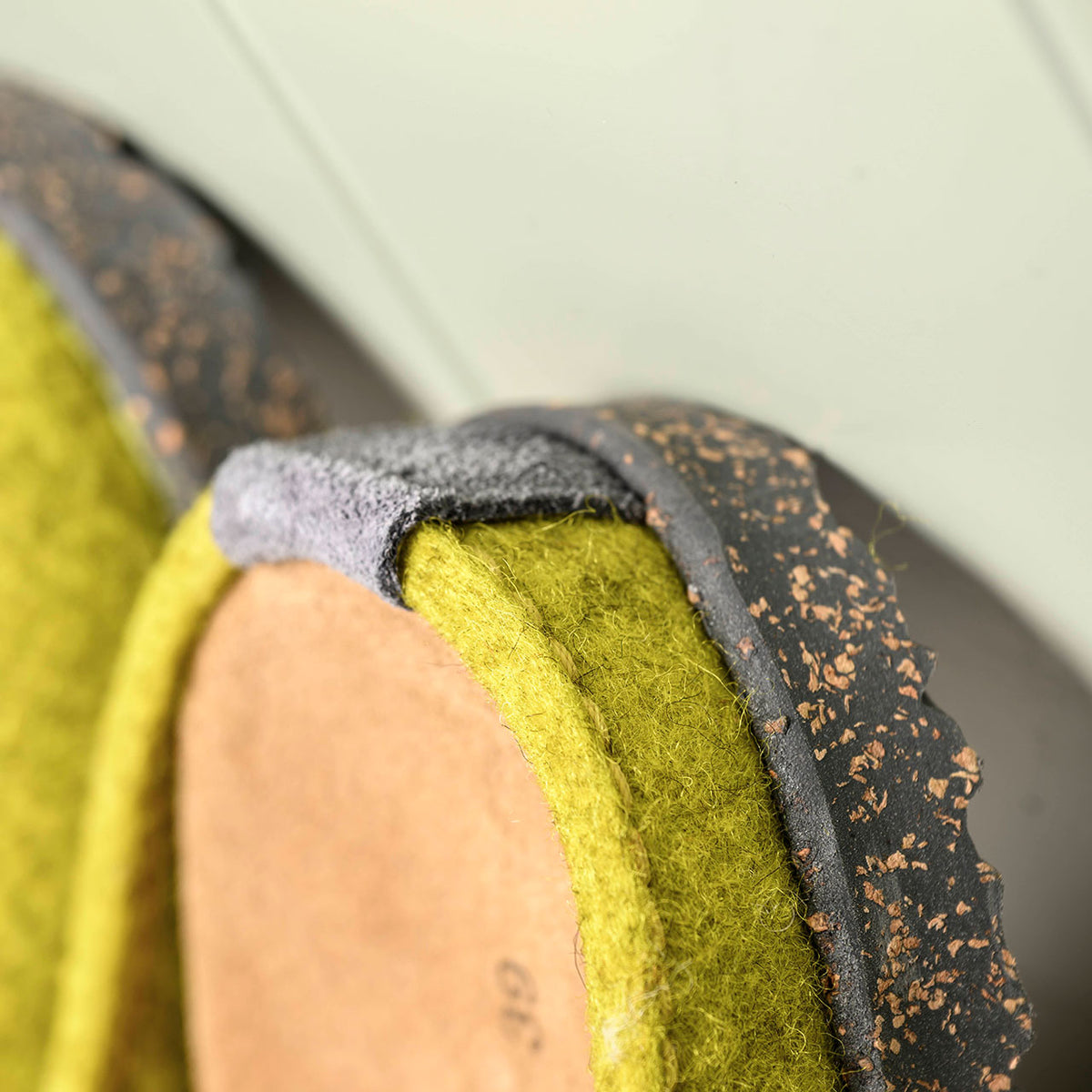 Haflinger Wool Felt Clogs - Manhattan - Limone (Adults 36-43) *Pre-Orders open Jan