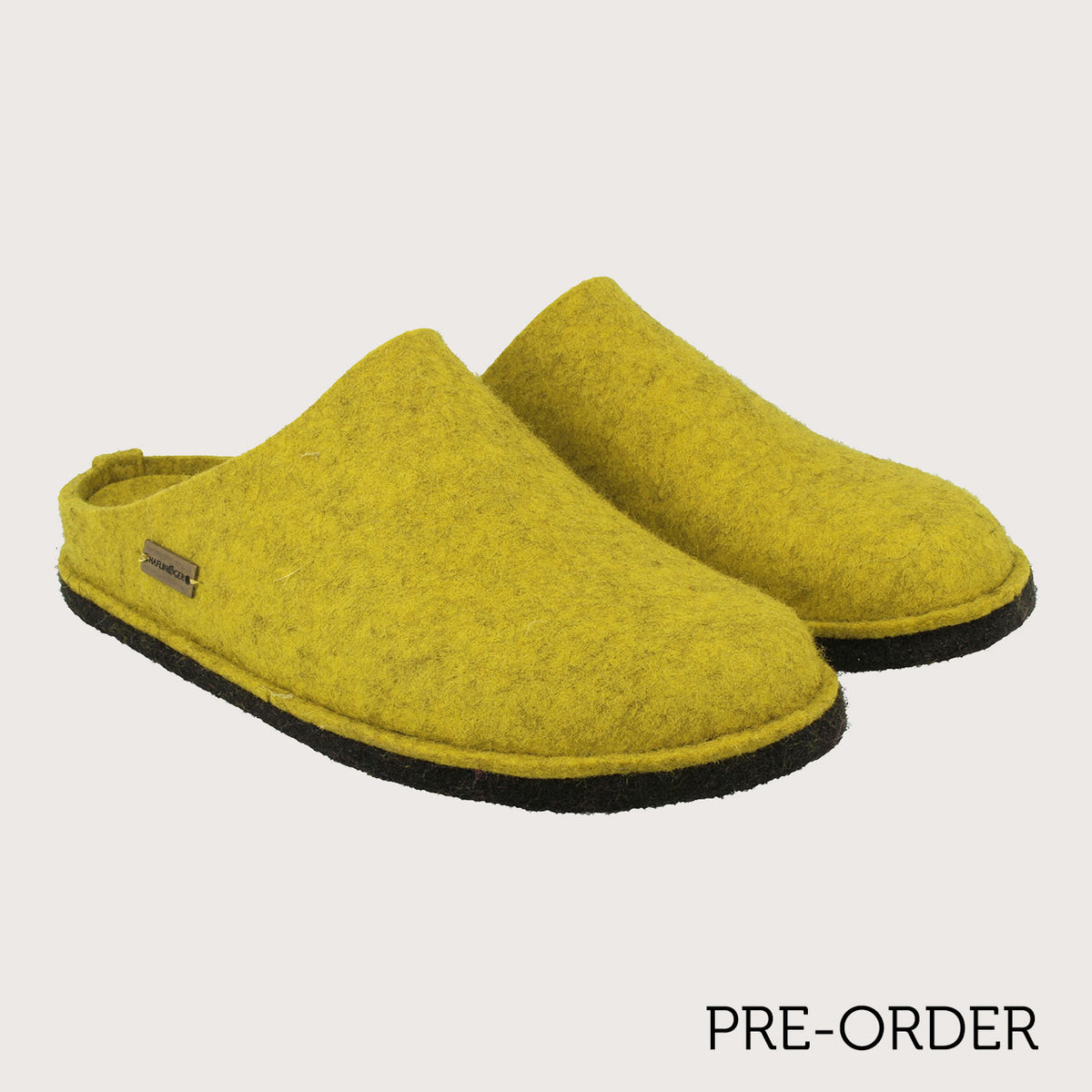 Wool Felt Slippers - Flair Soft - Limone (Adults 36-46) *Pre-Order