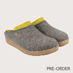 Wool Felt Clogs - Speedy - Anthracite (Adults 36-46) *Pre-Order