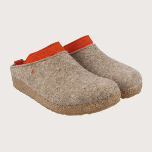 Wool Felt Clogs - Speedy - Taupe (Adults 36-46) *Pre-Order