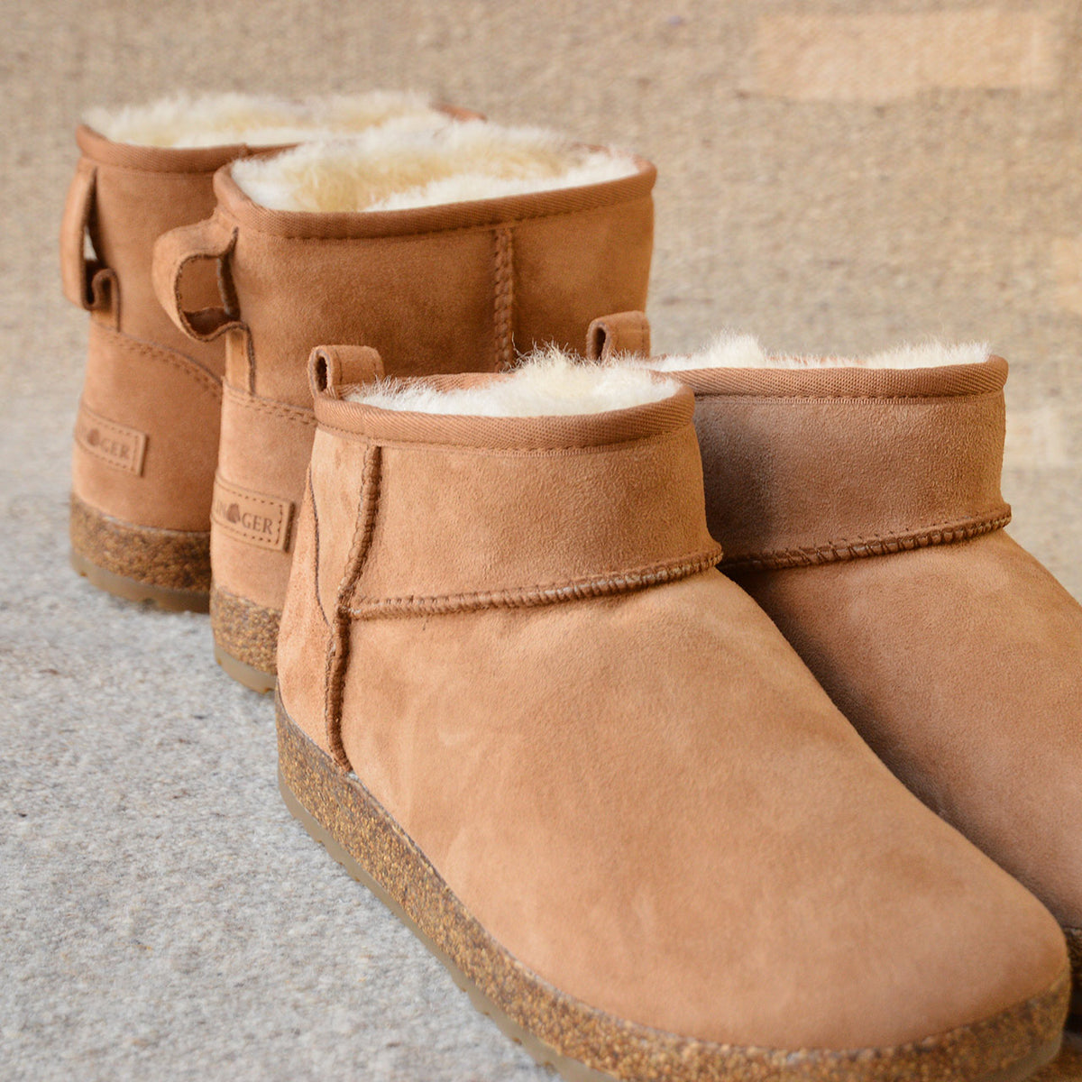 Sheepskin Slipper Ankle Boots - Elsa (Adults 36-43)