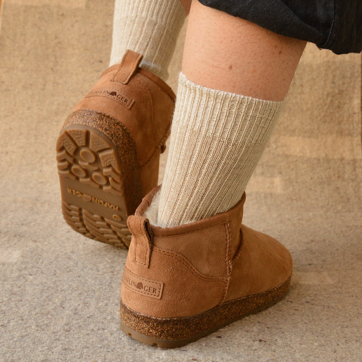 Sheepskin Slipper Ankle Boots - Elsa (Adults 36-43)