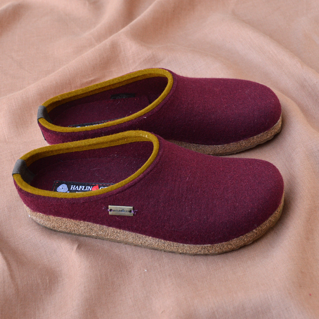 Wool Felt Clogs - Kris - Bordeaux (Adults 37 & 40) *Last ones