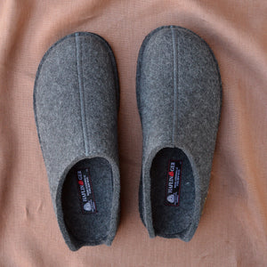 Wool Felt Slippers - Flair Smily - Anthracite AW23 (Adults 36-46)