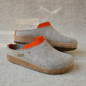 Wool Felt Clogs - Speedy - Taupe (Adults 36-46)