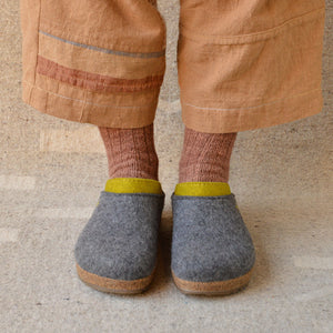 Wool Felt Clogs - Speedy - Anthracite (Adults 36-46)