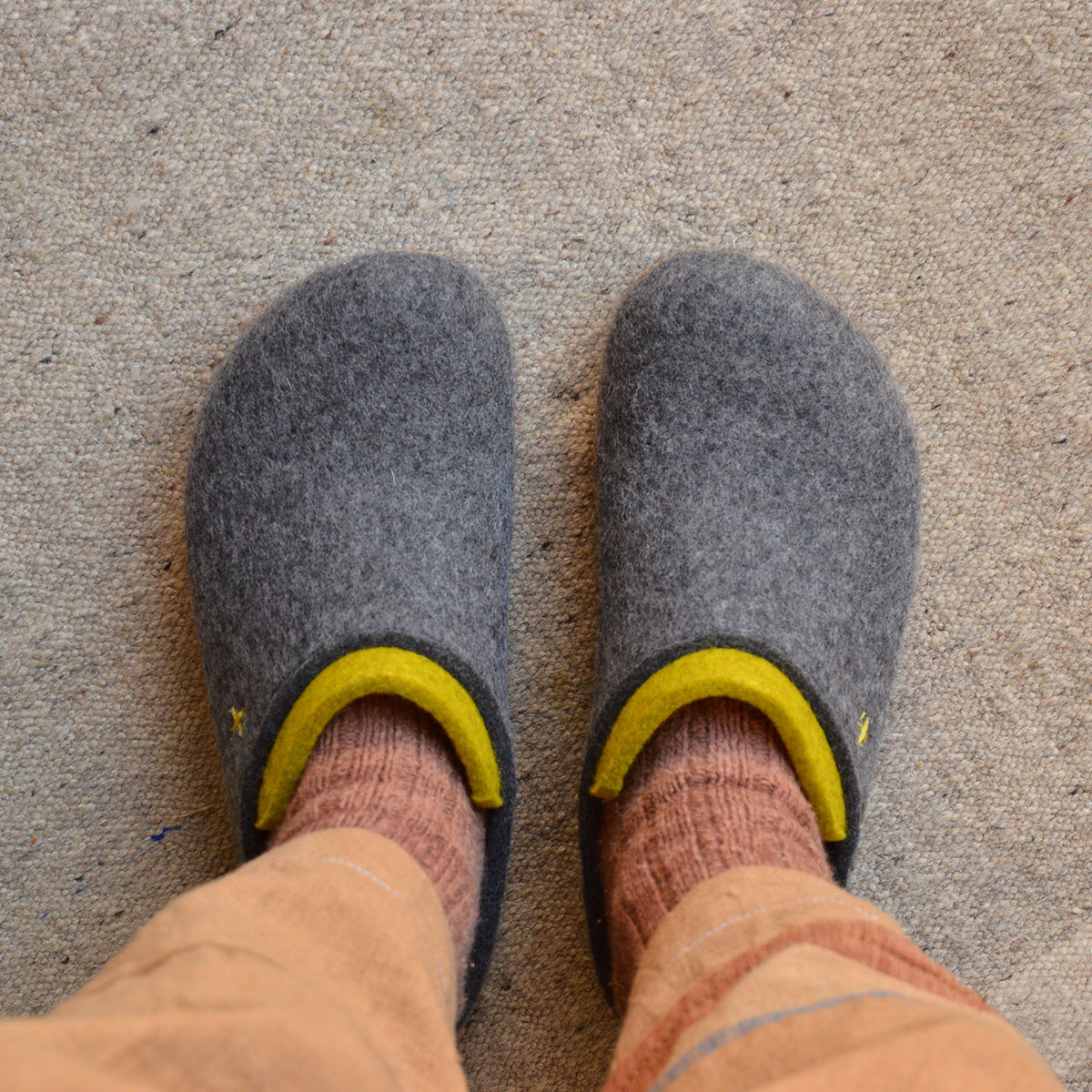 Wool Felt Clogs - Speedy - Anthracite (Adults 36-46)
