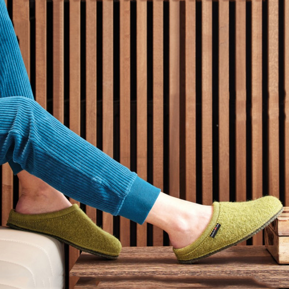 Boiled Wool Slippers - Alaska - Light Grey AW23 (Adults 45-48)