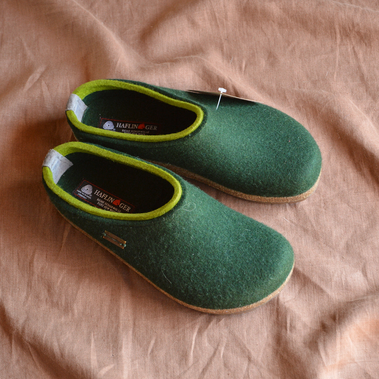Wool Felt Clogs - Kris - Yew Green (Adults 36-46)