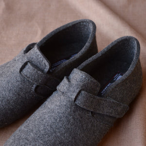 Wool Felt House Shoes - Everest Focus - Anthracite (Adults 36-42)