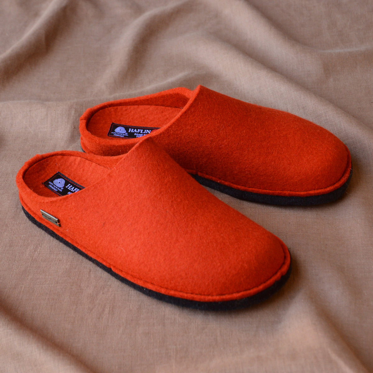 Wool Felt Slippers - Flair Soft - Orange AW24 (Adults 36) *Last One!