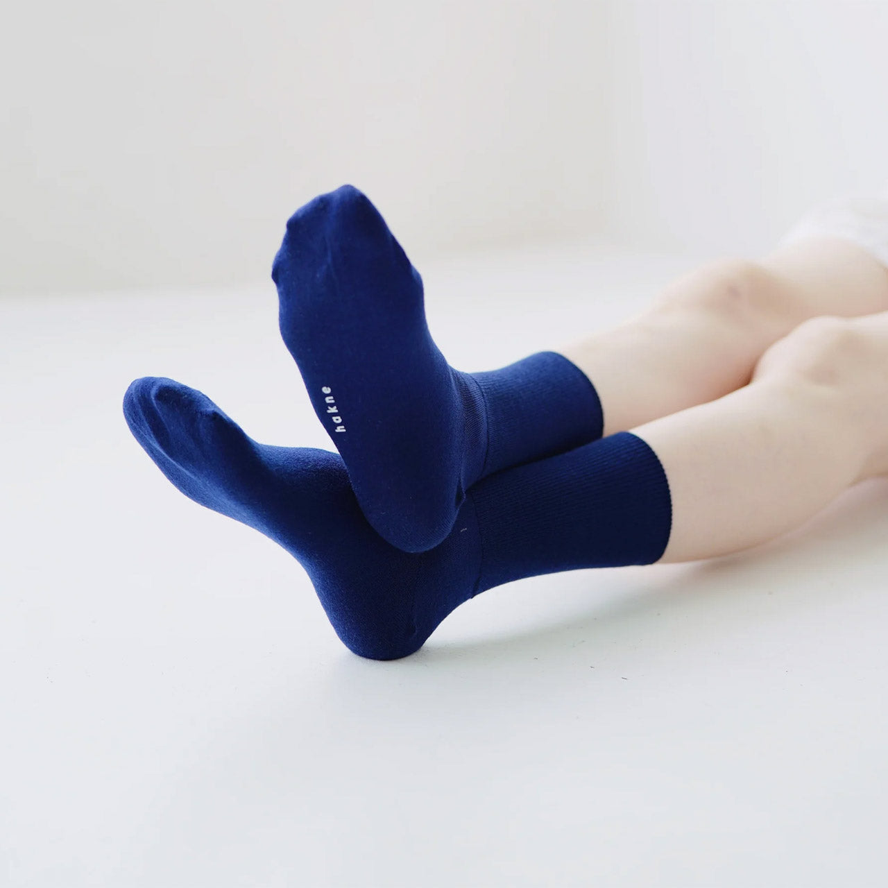 Hakne Ribbed Socks - Merino Wool - Lapis Lazuli (Adults)