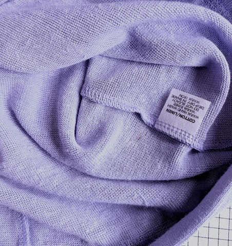 Women's Hemp Pieces Tee - 100% Hemp - Lilac (M-L) *REDUCED