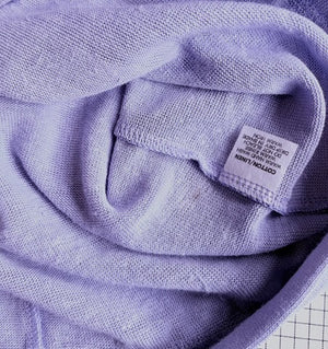 Women's Hemp Pieces Tee - 100% Hemp - Lilac (M-L) *REDUCED
