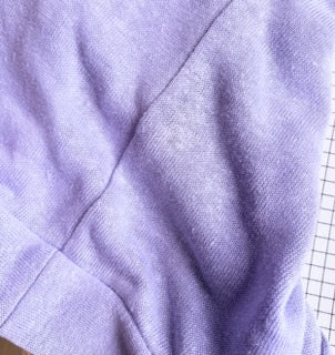 Women's Hemp Pieces Tee - 100% Hemp - Lilac (M-L) *REDUCED