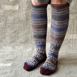 Kneehigh Hygge Fairisle Organic Wool Socks (Adults 36-41)