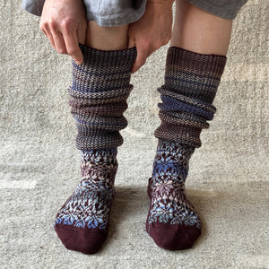 Kneehigh Hygge Fairisle Organic Wool Socks (Adults 36-41)