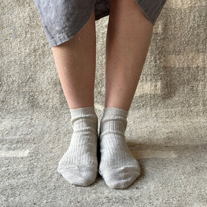 Ankle Sports Socks - Organic Merino/Linen (Adults 36-41)
