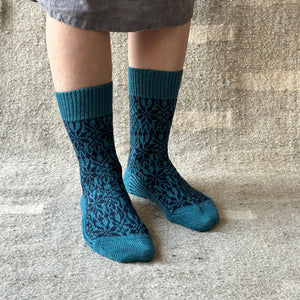 Scandi Fairisle Organic Wool Socks (Adults 36-46)