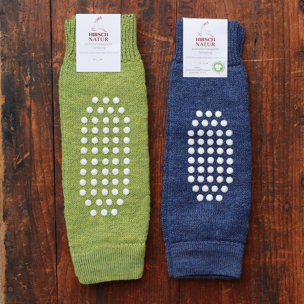 Baby Crawling Knee Protectors/Legwarmers in 100% Organic Wool