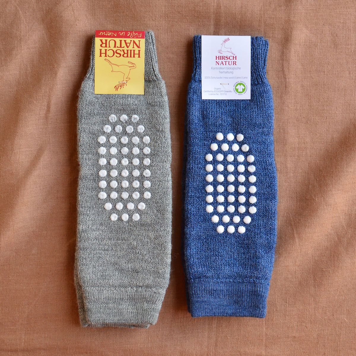 Baby Crawling Knee Protectors/Legwarmers in 100% Organic Wool