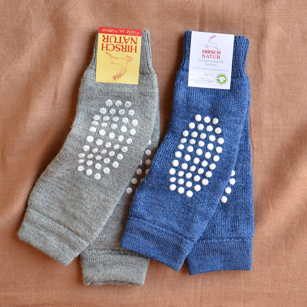 Baby Crawling Knee Protectors/Legwarmers in 100% Organic Wool