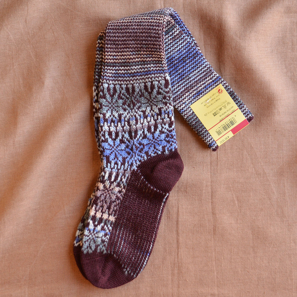 Kneehigh Hygge Fairisle Organic Wool Socks (Adults 36-41)