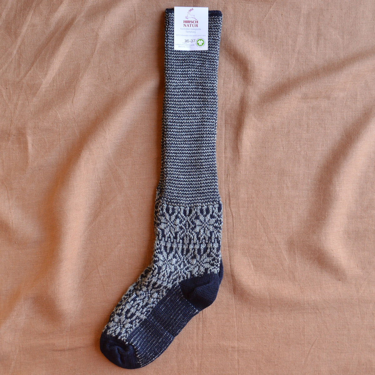 Kneehigh Hygge Fairisle Organic Wool Socks (Adults 36-41)