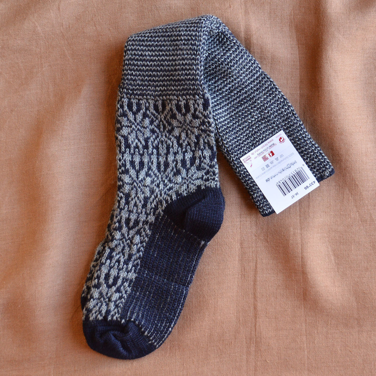 Kneehigh Hygge Fairisle Organic Wool Socks (Adults 36-41)