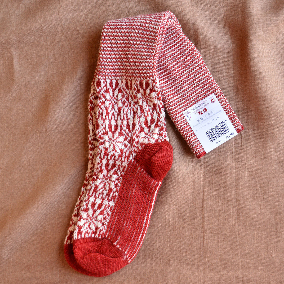 Kneehigh Hygge Fairisle Organic Wool Socks (Adults 36-41)