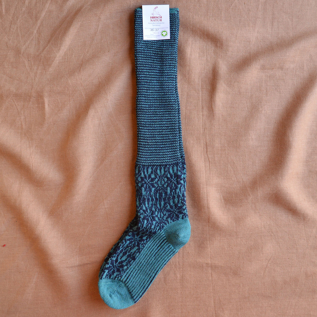 Kneehigh Hygge Fairisle Organic Wool Socks (Adults 36-41)