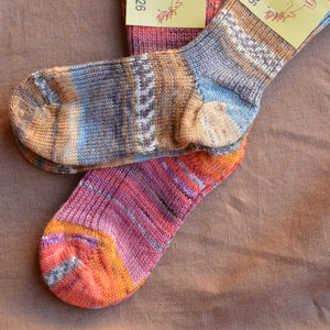 Child's Chunky Organic Wool Socks - Multi
