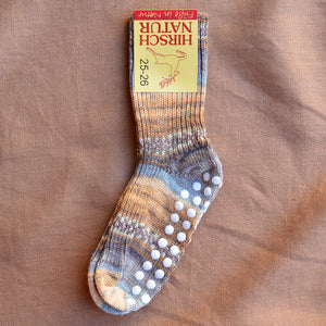 Child's Grippy Organic Wool Socks - Multi