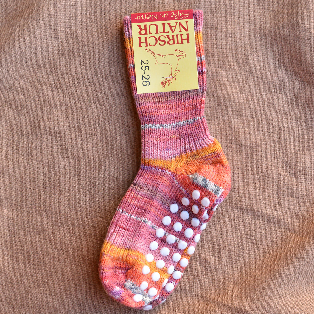 Child's Grippy Organic Wool Socks - Multi