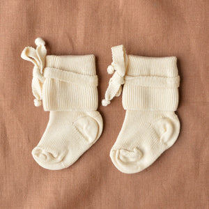 Newborn Baby Socks/Booties - 100% Organic Cotton