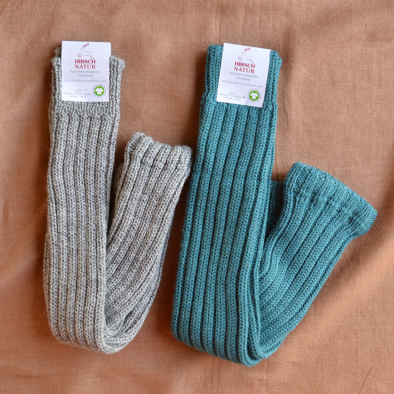 Extra Long Ribbed Legwarmers - Organic Wool (Big Kids-Adults) *Returning 2026