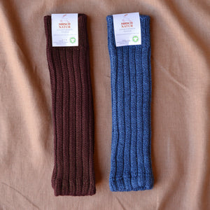 Child's Organic Wool Ribbed Legwarmers (2-8yrs+)