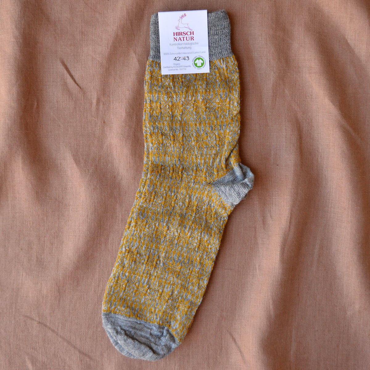 Fine Snowflake Wool Socks - Organic Merino (Adults 36-43) *Returning 2026