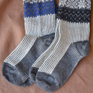 Snowfall Socks - Organic Merino (Adults 36-43)